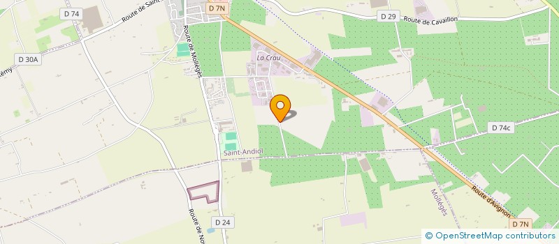 localisation de l'entreprise LA PIPELINE à SAINT-ANDIOL