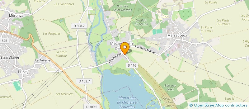 localisation de l'entreprise LA PIPOUILLE à MEZIERES-EN-DROUAIS