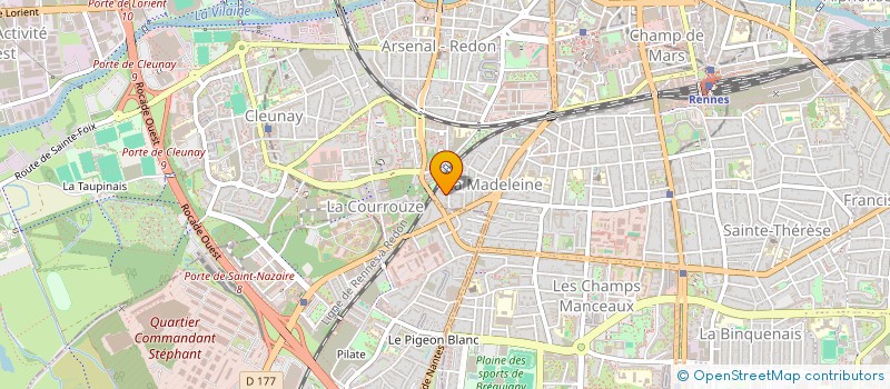 localisation de l'entreprise LA PIQUE  RENNES