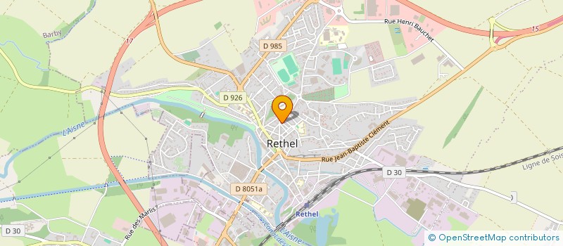 localisation de l'entreprise LA PIQUETIERE  RETHEL