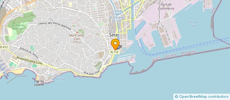 localisation de l'entreprise LA PIQURE à SETE