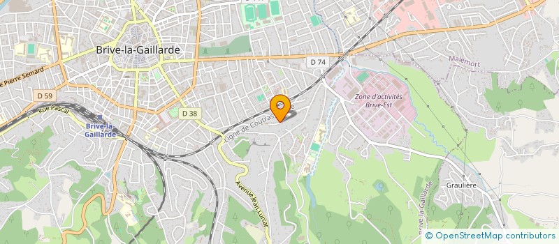 localisation de l'entreprise LA PIRATE à BRIVE-LA-GAILLARDE
