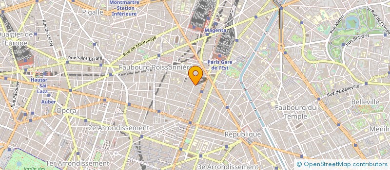 localisation de l'entreprise LA PIROGUE à PARIS