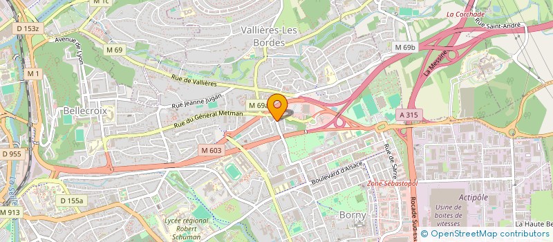 localisation de l'entreprise LA PIROGUE  METZ