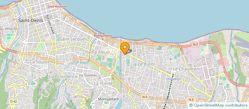 localisation de l'entreprise LA PIROGUE A SUSHIS à SAINT-DENIS