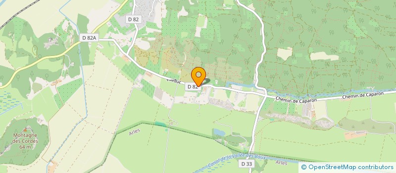 localisation de l'entreprise LA PIROGUIERE  FONTVIEILLE