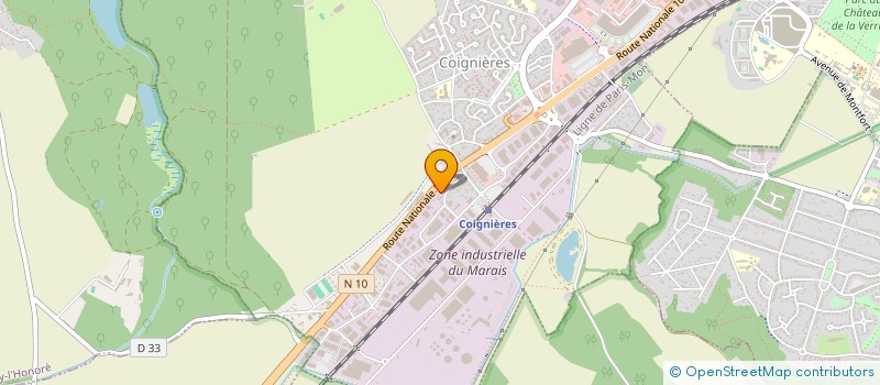 localisation de l'entreprise LA PISCIAQUAISE à COIGNIERES