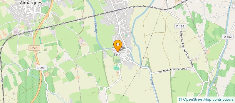 localisation de l'entreprise LA PISCINE  LE CAILAR