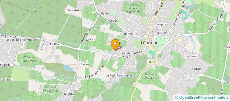 localisation de l'entreprise LA PISCINE DE DEMAIN à LEOGNAN