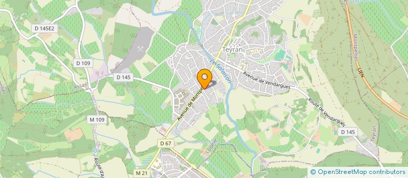 localisation de l'entreprise LA PISCINE DE MAG  TEYRAN