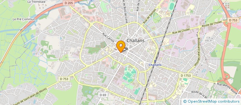 localisation de l'entreprise LA PITCHOULI à CHALLANS