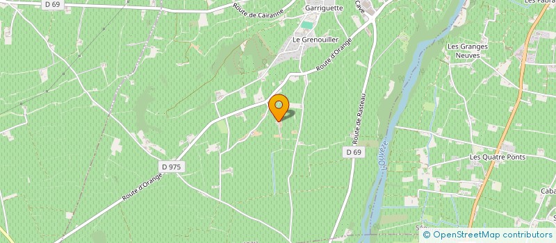 localisation de l'entreprise LA PITCHOUNE  RASTEAU