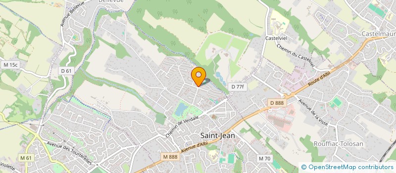 localisation de l'entreprise LA PITCHOUNELLE à SAINT-JEAN