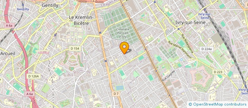 localisation de l'entreprise LA PIVARZZA à IVRY-SUR-SEINE