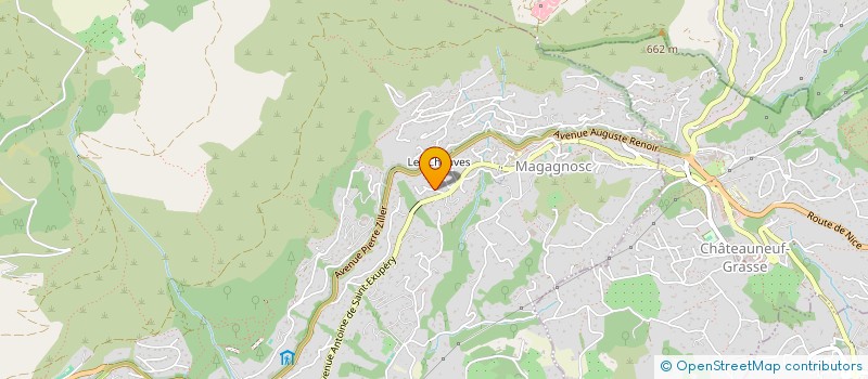 localisation de l'entreprise LA PIVOINE à GRASSE