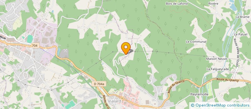 localisation de l'entreprise LA PIVOINE à SARLAT-LA-CANEDA