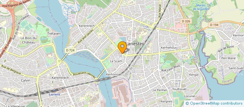 localisation de l'entreprise LA PIZZ  LANESTER