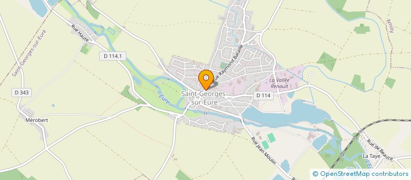 localisation de l'entreprise LA PIZZ' à SAINT-GEORGES-SUR-EURE