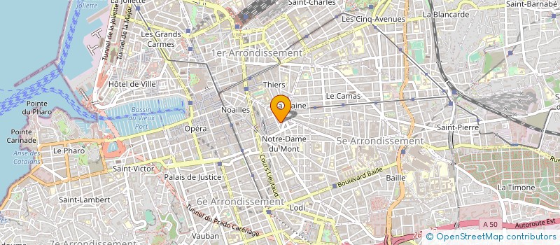localisation de l'entreprise LA PIZZ'A  MARSEILLE