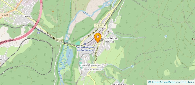 localisation de l'entreprise LA PIZZ A FRANCKY  SAINT-GEORGES-DE-COMMIERS