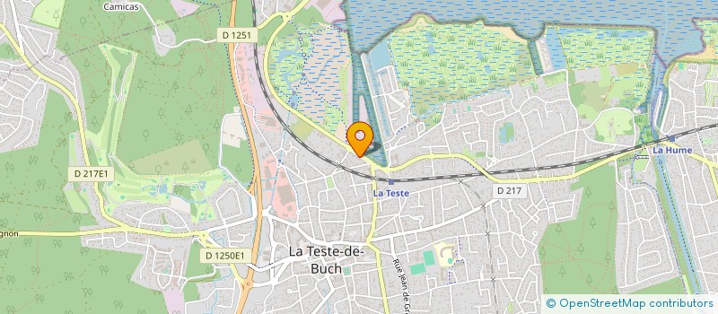 localisation de l'entreprise LA PIZZ'A MAE à LA TESTE-DE-BUCH