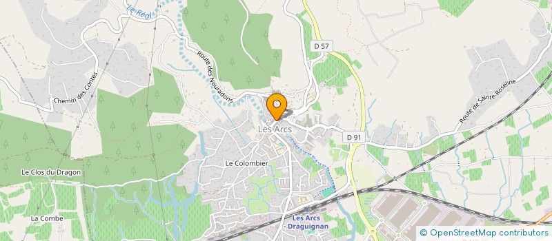 localisation de l'entreprise LA PIZZ'A PART  LES ARCS