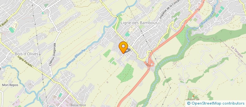 localisation de l'entreprise LA PIZZA 2 à SAINT-PIERRE