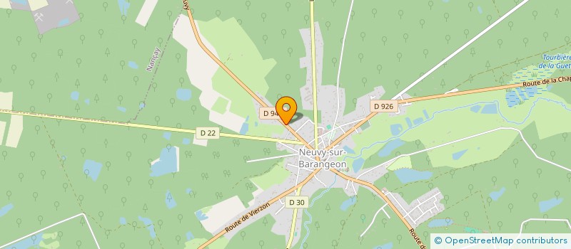 localisation de l'entreprise LA PIZZA  VOUZERON