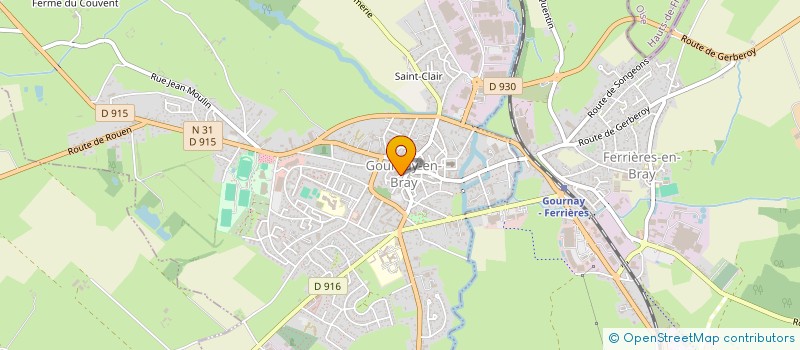 localisation de l'entreprise LA PIZZA à GOURNAY-EN-BRAY