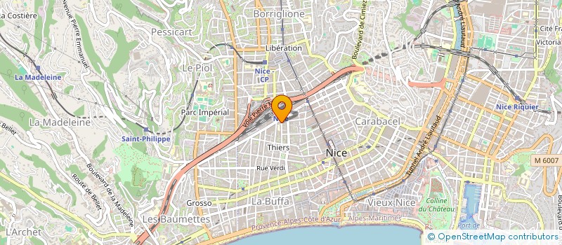 localisation de l'entreprise LA PIZZA AU FEU DE BOIS à NICE