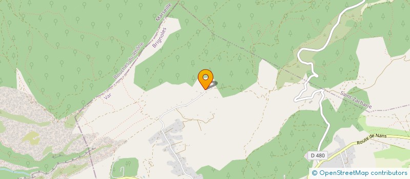 localisation de l'entreprise LA PIZZA AU VILLAGE  PLAN-D'AUPS-SAINTE-BAUME