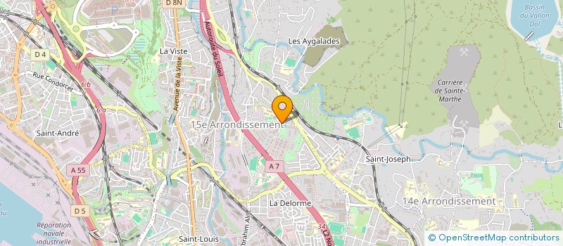 localisation de l'entreprise LA PIZZA DES AYGALADES à MARSEILLE