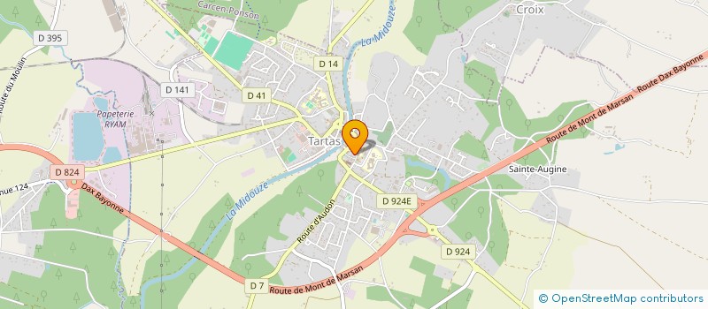 localisation de l'entreprise LA PIZZA DES CORDELIERS à TARTAS