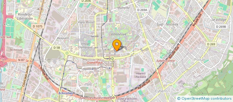 localisation de l'entreprise LA PIZZA DU MARCHE  GRENOBLE