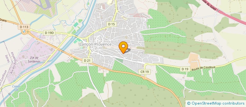 localisation de l'entreprise LA PIZZA FRANCAISE  LANCON-PROVENCE