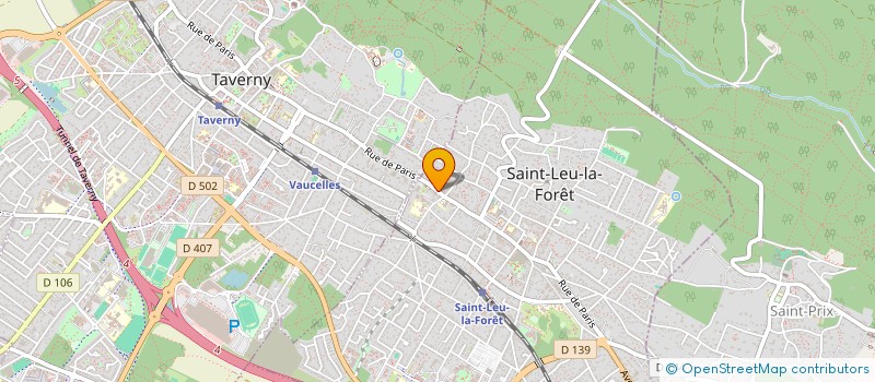 localisation de l'entreprise LA PIZZA GOURMANDE  SAINT-LEU-LA-FORET