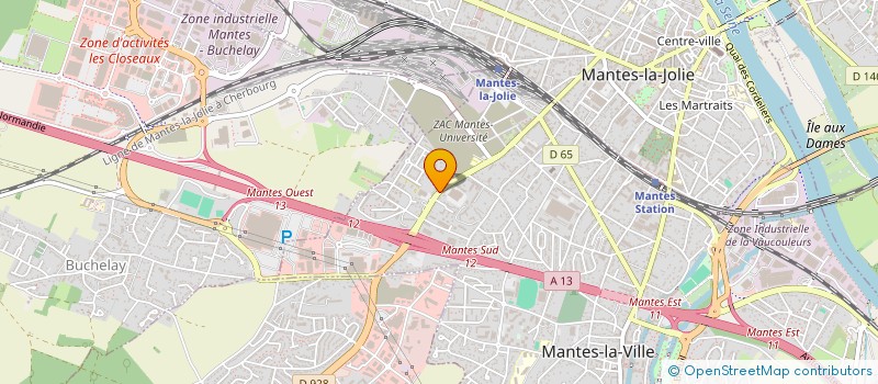 localisation de l'entreprise LA PIZZA GOURMANDE à MANTES-LA-VILLE