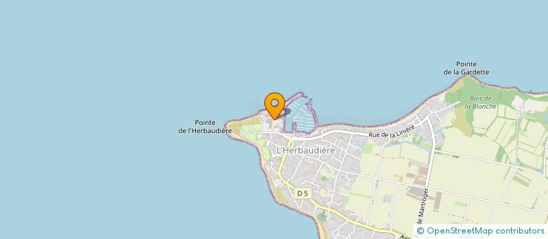 localisation de l'entreprise LA PIZZALADIERE à NOIRMOUTIER-EN-L'ILE