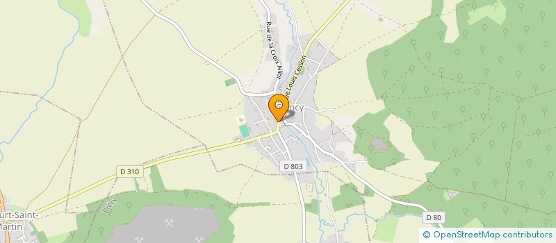 localisation de l'entreprise LA PIZZARDIE  COINCY