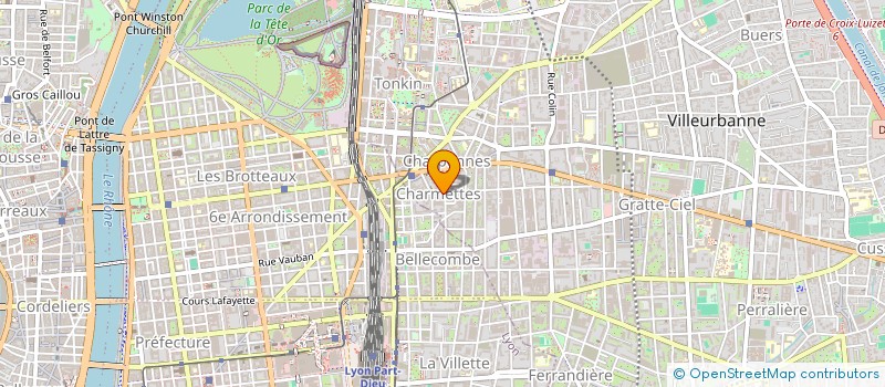 localisation de l'entreprise LA PIZZERIA  VILLEURBANNE