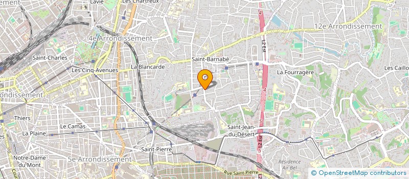 localisation de l'entreprise LA PIZZERIA à MARSEILLE