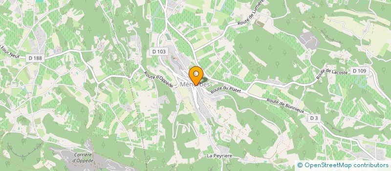 localisation de l'entreprise LA PIZZERIA DE MENERBES  MENERBES