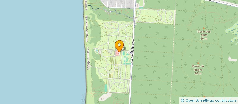 localisation de l'entreprise LA PIZZERIA DU CHM  VENDAYS-MONTALIVET