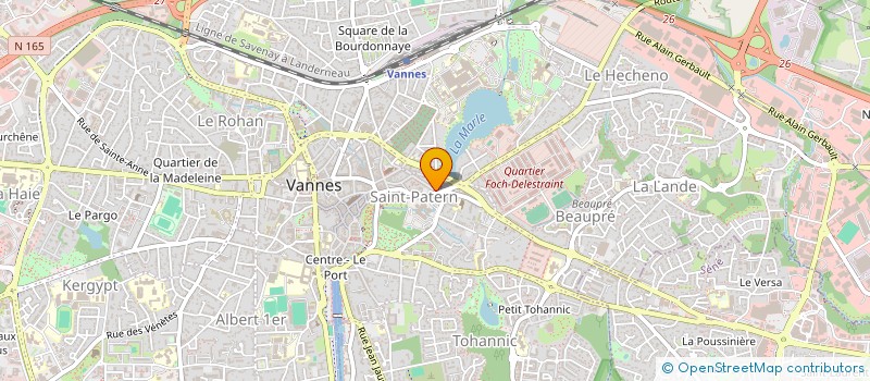 localisation de l'entreprise LA PIZZERIA SA à VANNES