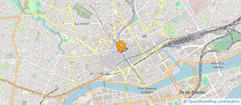 localisation de l'entreprise LA PIZZETTA à NANTES
