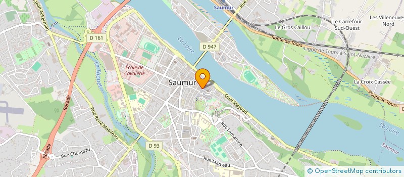 localisation de l'entreprise LA PLACE à SAUMUR