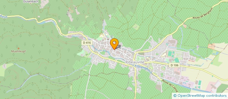 localisation de l'entreprise LA PLACE à RIBEAUVILLE