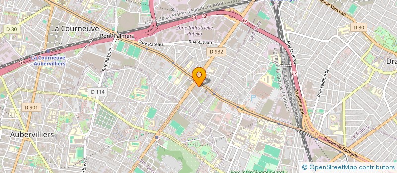 localisation de l'entreprise LA PLACE à LA COURNEUVE
