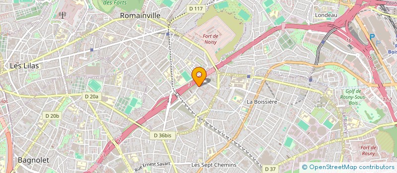 localisation de l'entreprise LA PLACE  ROMAINVILLE