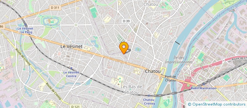 localisation de l'entreprise LA PLACE  CHATOU